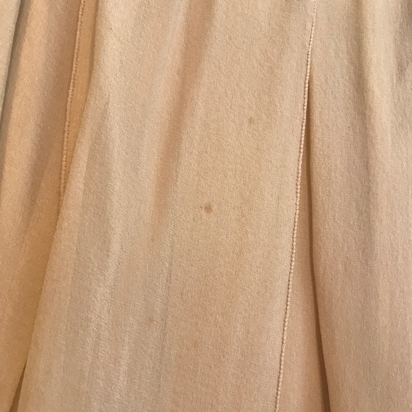 Gold Skirt with Sheer Overlay - Picture 3 of 3